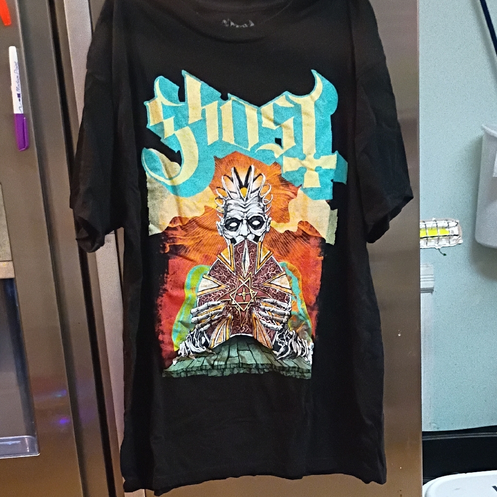 Ghost Band 7 In Of Satanic Panic T-shirt Size L